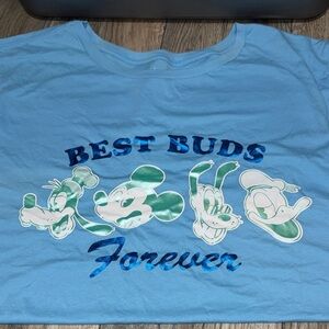Disney Light Blue Best Buds T-Shirt Sz 3X
